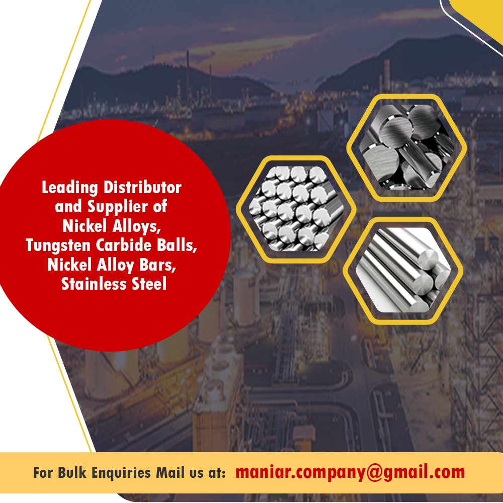 Leading Distributor and Supplier of Nickel Alloy and Stainless Steel Bars